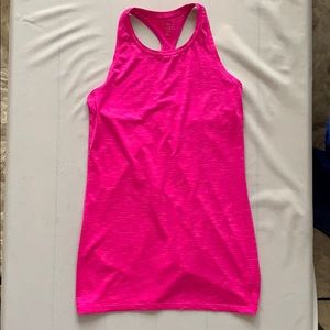 Athleta High Neck Shadow Stripe Chi Tank! NWT!